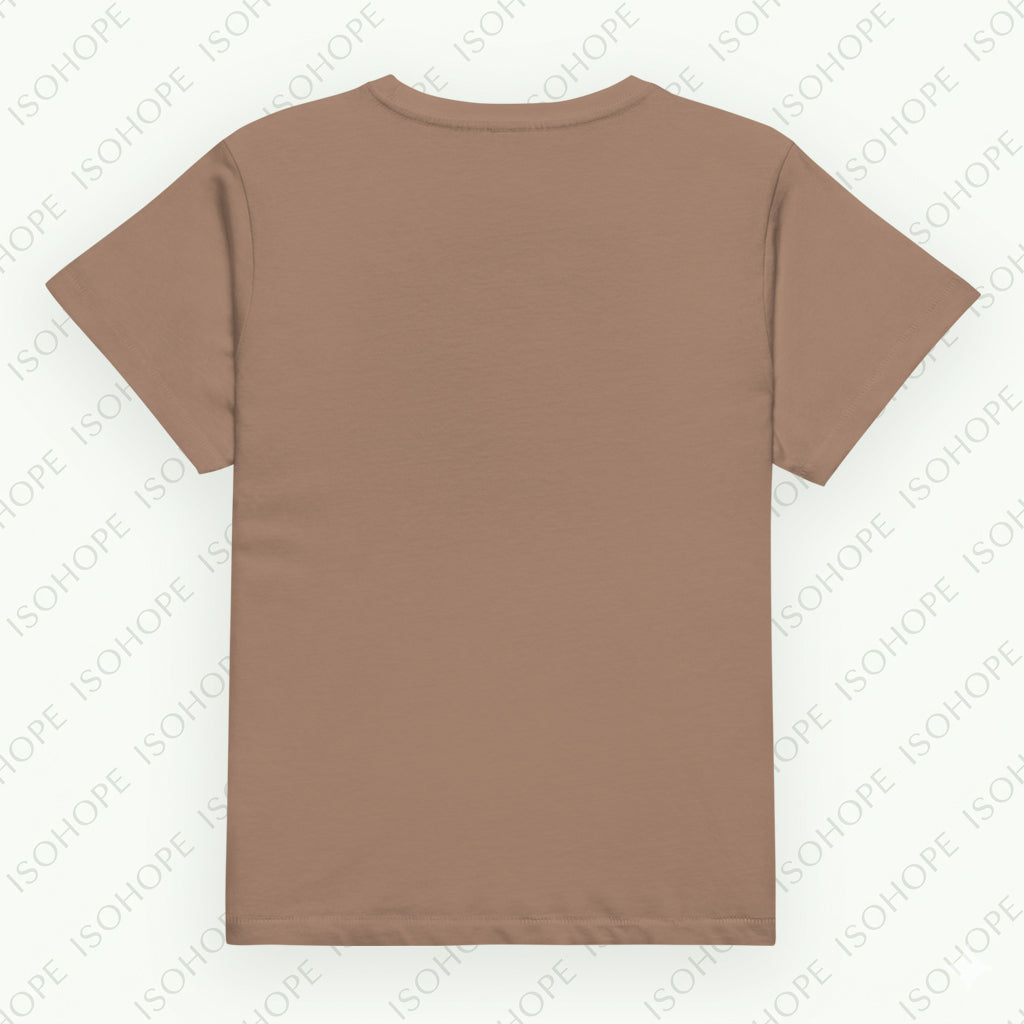 Latte t-shirt with a 'Q Queen' logo on a white background